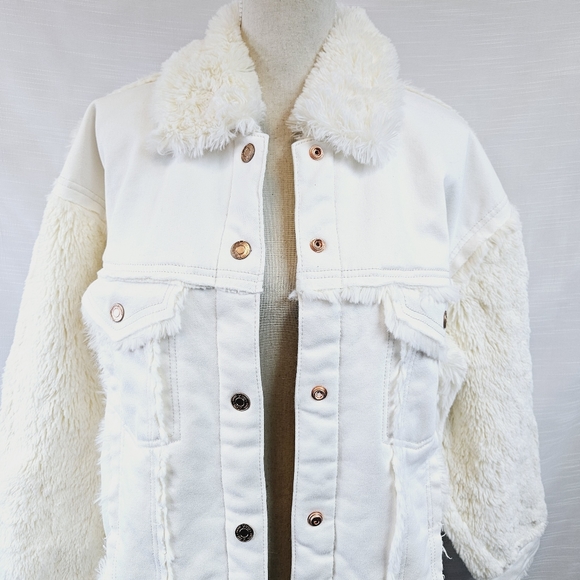 NWT Mavi Destiny Gold Icon Jean Jacket size Medium - Picture 7 of 16